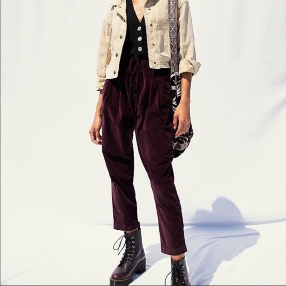 NWT S Free People Margate Paper Bag Cords